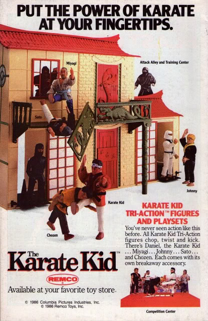 karate kid action figures 1986